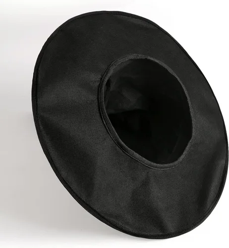Vista 5 de Sombrero de bruja para Halloween para hombres y mujeres disfraz negro para cosplay y fiestas para niñas sombrero de ala ancha accesorio puntiagudo