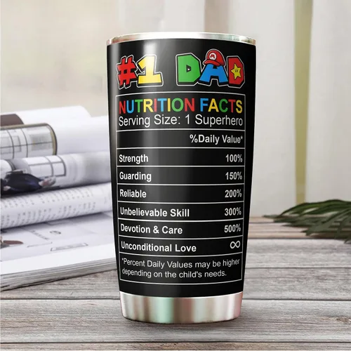 Vista 4 de Taza de papá - Regalos para papá en el día del padre, Navidad, cumpleaños - Taza de padre - Taza de papá - Regalo para papás de hija, hijo
