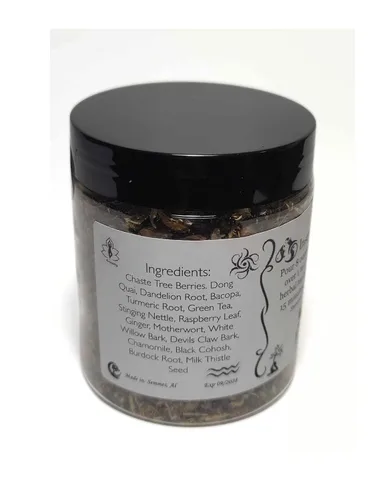 Vista 2 de Rising Phoenix Apothecary Mezcla de té de hierbas Fibroid Ease - Té suelto (8 onzas)