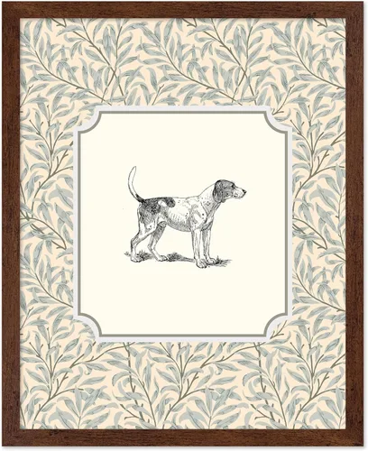 Vista 40 de Poster Master Póster Vintage de Cocker Spaniel Inglés - Impronta Retro de Perro - Arte Floral - Arte de Cachorros - Arte para Amantes de Animales