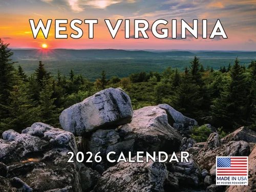 Vista 40 de Calendario de Alabama 2026 para pared, 12 meses, mensual, recuerdos escénicos de AL Hecho en Estados Unidos