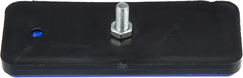 Vista 6 de X AUTOHAUX Reflector universal de forma rectangular para latas de basura de motocicleta, remolque, camión y bicicleta, 4 unidades, color azul