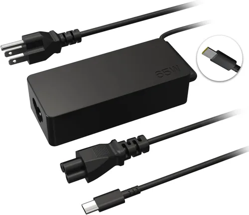 Vista 8 de Nuevo cargador delgado de 65 W para laptop HP cargador USB C reemplazo de computadora, Envy x360/Elitebook x360/Spectre x360/Elite