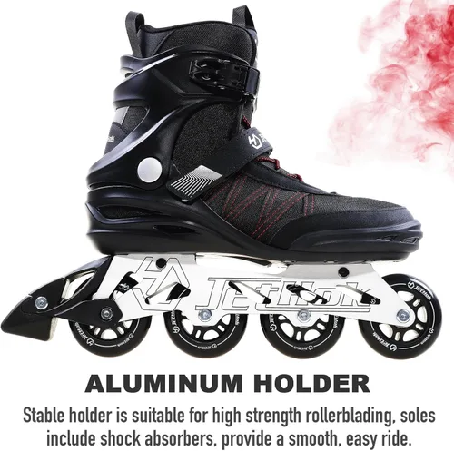 Vista 3 de Patines en línea Advantage Pro para mujer y hombre, patines en línea de fitness para adultos, patines en línea profesionales de aluminio