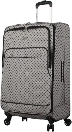 Vista 43 de Steve Madden Equipaje de diseñador, Chalet Gris Claro, Juego de maleta giratoria ligera expandible de 3 piezas - Juego de viaje