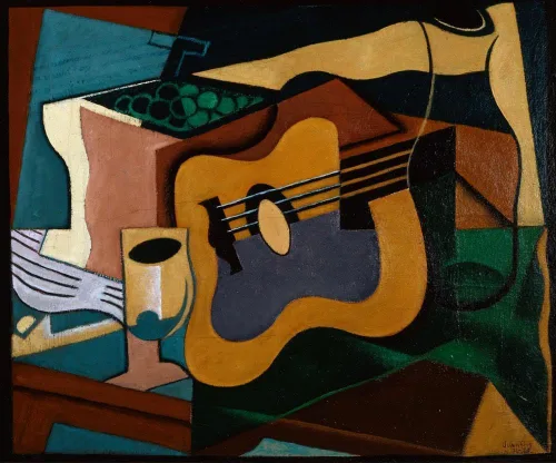 Vista 6 de ArtDirect Still Life with Guitar (1920) 10x8 UnFramed Museum Art Print Poster Ready for Framing by Juan Gris (Spanish, 1887-1927)
