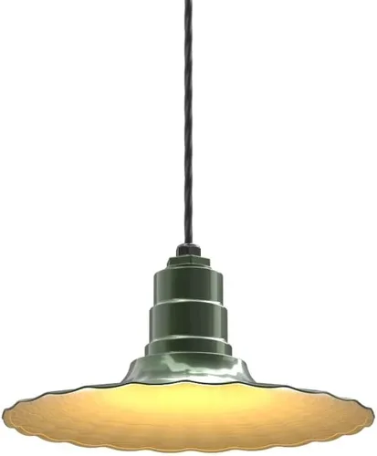 Vista 64 de Steel Lighting Co. Colgante Eagle Rock Lámpara montada en el techo Onda radial de 16 pulgadas vástago de 12 pulgadas Acero resistente