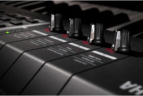 Vista 4 de Yamaha, MX61, teclado de 61 teclas, estación de producción