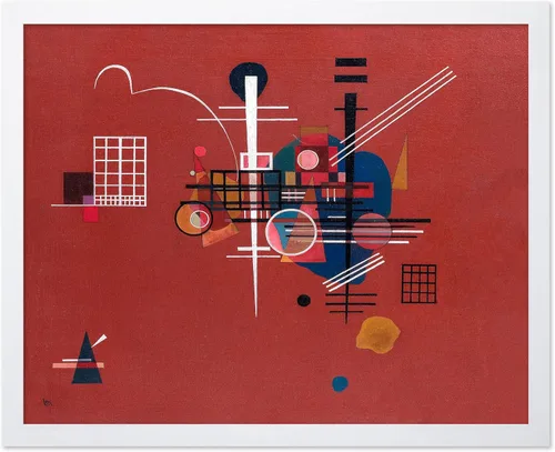 Vista 31 de Poster Master Póster vintage Wassily Kadinsky – Impresión retro delicada de tensión – Arte de formas geométricas – Arte abstracto – Arte moderno