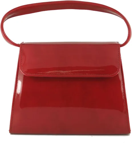 Vista 8 de LONI Bolso de mano para mujer Bolso de hombro y asa superior Bolso de charol para boda y baile de graduación