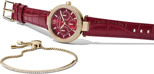 Vista 4 de Michael Kors Mini Parker Reloj multifunción de acero inoxidable