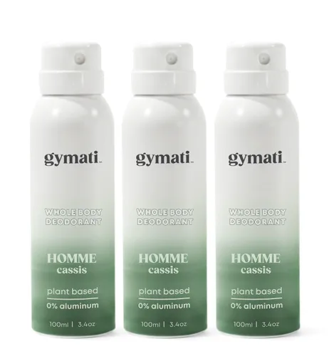 Vista 12 de Gymati Desodorante corporal natural en aerosol sin aluminio, unisex, paquete de 2