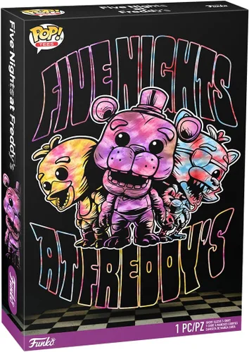 Vista 2 de Funko Pop! Camiseta en caja Five Nights at Freddy's - Tinte anudado de verano, talla 2XL