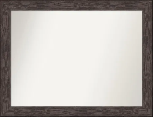 Vista 115 de Amanti Art Espejo personalizado, espejo de baño negro puente, espejo de pared o espejo de tocador de baño sobre el fregadero (26 x 26 pulgadas)