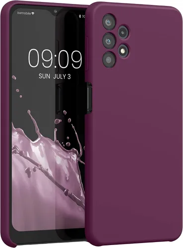 Vista 133 de kwmobile Funda Compatible con Samsung Galaxy A14 5G - Funda de teléfono de TPU y silicona con acabado suave - Verde Lima