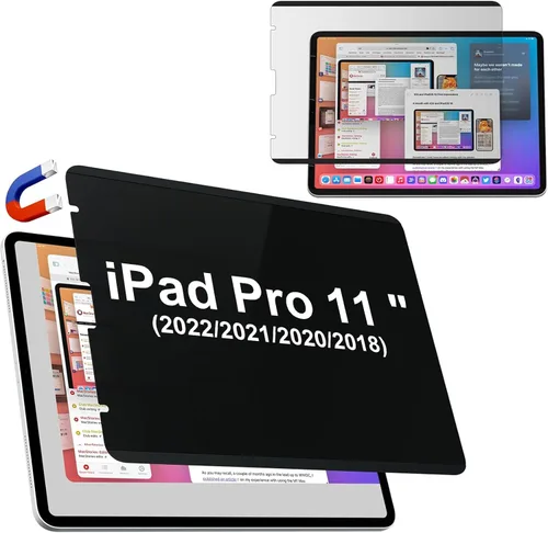 Vista 22 de IPROKKO Protector de pantalla magnético de privacidad compatible con iPad de 9ª, 8ª, 7ª generación de 10.2 pulgadas (2021/2020/2019) y iPad Air 3th
