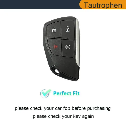 Vista 2 de Funda para llavero compatible con Silverado 1500, Sierra 1500, Colorado Canyon 2024 2025, Silverado Sierra Smart Key