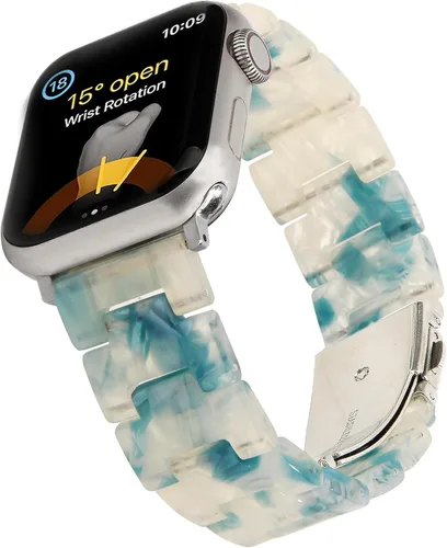 Vista 14 de Wongeto Correa de resina ligera, compatible con Apple Watch Band de 1.575 pulgadas, 1.496 pulgadas, 1.614 pulgadas, 1.654 pulgadas, 1.732 pulgadas