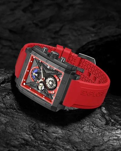 Vista 3 de LIGE Relojes para hombre automáticos de cuero cronógrafo impermeable de acero inoxidable analógico cuarzo reloj de pulsera casual de negocios