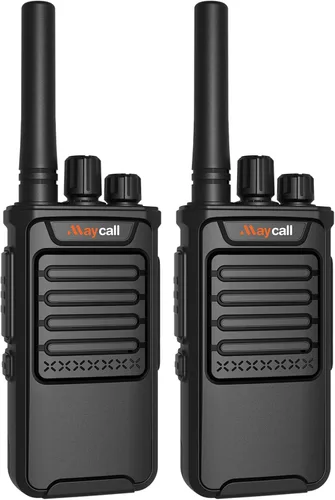Vista 19 de Walkie Talkies MC-180 - Paquete de 2 unidades para adultos de largo alcance recargable de 2550 mAh, radios portátiles FRS bidireccionales, radios
