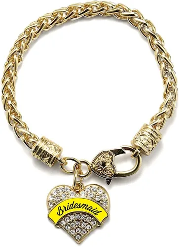 Vista 138 de Inspired Silver - Pulsera de plata con dije de corazón pavé con circonitas cúbicas