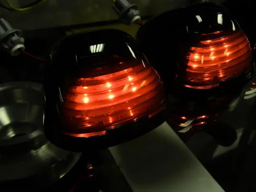 Vista 7 de VMS RACING CAB - Marcadores de luces de techo, 5 piezas con base en lentes ahumados, montaje CRL 264143BK compatible con Ford F250 F350 F450 F550