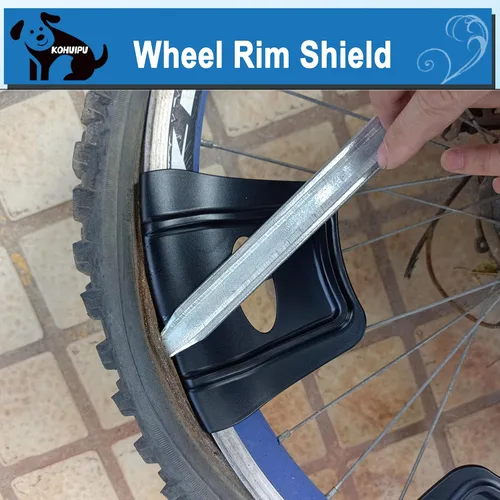 Vista 5 de 2 unids llanta de rueda escudo protector herramienta para motocicleta bicicleta ATV Quad neumático neumático instalación