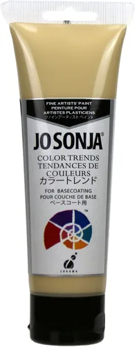 Vista 33 de Jo Sonja Color Trends - Tubo acrílico de flujo mate de 4 onzas - Latón antiguo