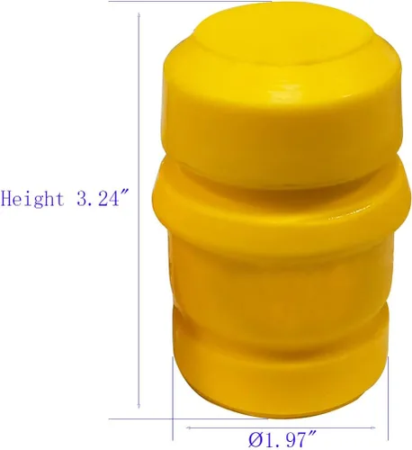 Vista 3 de TJ Bump Stop, amortiguadores de rebote compatibles con 1997-2006 Wrangler TJ, 1993-1998 Grand Cherokee ZJ, 1994-2002 RAM 1500 2500 3500 Pickup