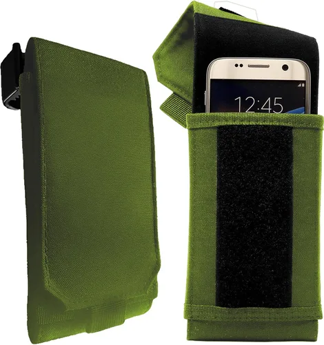 Vista 14 de Phone Holster with Clip - Hook Loop Nylon Cellphone Holster Compact Pouch, Backpack Shoulder Strap Accessory - Multifunctional StrapPack Pouches for