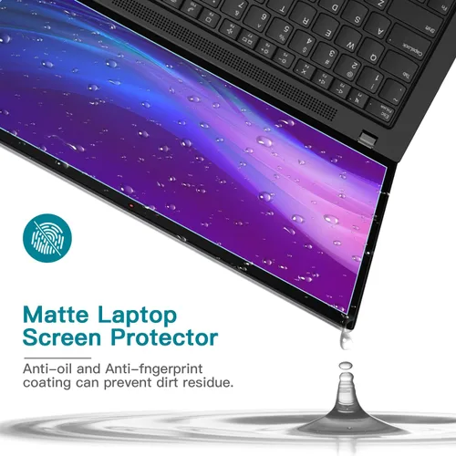 Vista 4 de Paquete de 2 protectores de pantalla antiluz azul de 16 pulgadas para Lenovo/Dell/HP/ASUS/LG, reduce la fatiga ocular, antirreflejos, bloqueo de luz