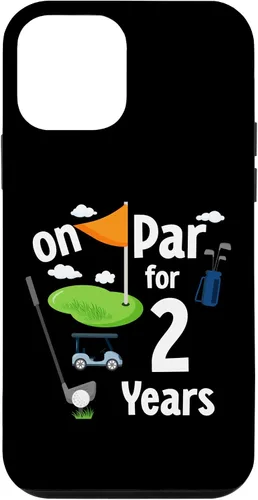 Vista 12 de Funda para iPhone 15 On Par 2nd Birthday Golf Player Theme 2 Year Old B-Day