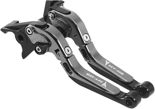 Vista 6 de F Palanca de freno para motocicleta CNC ajustable plegable extensible palanca de embrague de freno para Yamaha MT03 MT 03 Mt-03 2005-2014 Y