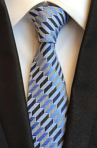 Vista 68 de WeiShang Lote de 6 corbatas clásicas de seda para hombre, corbatas tejidas jacquard