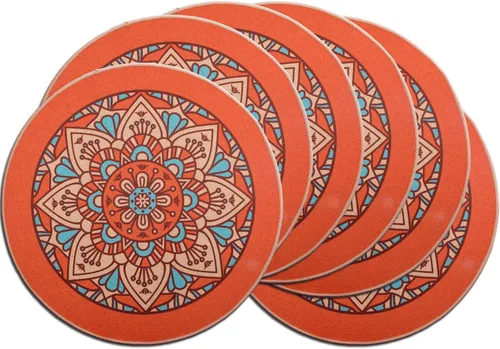 Vista 37 de PIGCHCY Juego de 4 manteles individuales en forma de cuña para mesa de comedor, tejido cruzado, lavables, resistentes al calor, manteles Bambúes