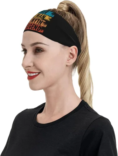 Vista 6 de Gamer The Man The Myth The Legend Headband for Men Women Sports Sweatband for Fitness Exercise Moisture Wicking Running Yoga Hairbands