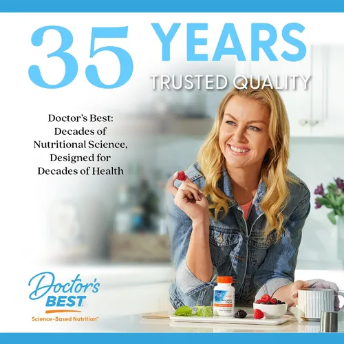 Vista 6 de Doctor's Best Suplemento de luteína de 20 mg con zeaxantina - Luteína para los ojos, vitaminas para la salud ocular para hombres y mujeres, apoyo a