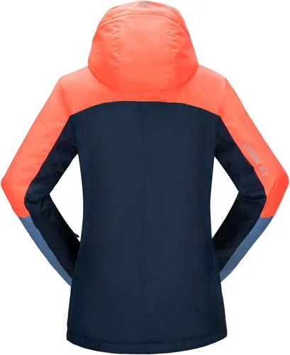 Vista 2 de Orolay Chaqueta de esquí de invierno impermeable para mujer, Nieve