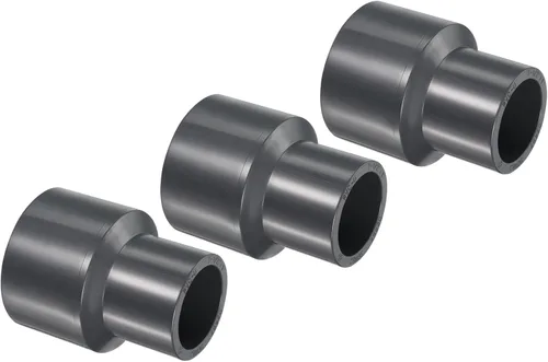 Vista 18 de PATIKIL UPVC Reductor de tubería de montaje de 1-1/2 "x 1" Socket Schedule 80, conector adaptador de acoplamiento recto, gris
