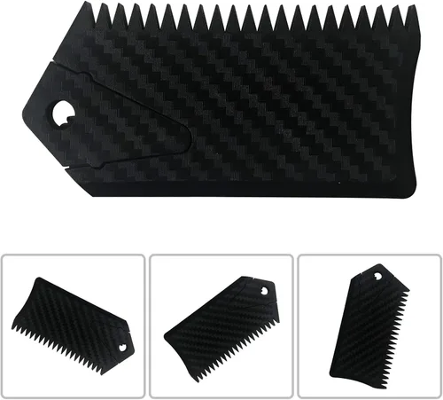 Vista 4 de Rokia R Surf Wax Comb 2 piezas peine de cera + llave de aleta herramienta de mantenimiento de tabla de surf