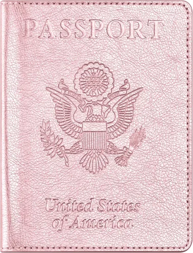 Vista 25 de Combo de tarjetero para pasaporte y vacuna, soporte para pasaporte con ranura para tarjeta de vacuna, cartera para pasaporte, funda para pasaporte