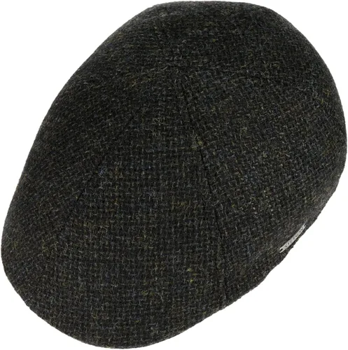 Vista 4 de Stetson Texas Classic - Gorra plana de lana para hombre, fabricada en la UE