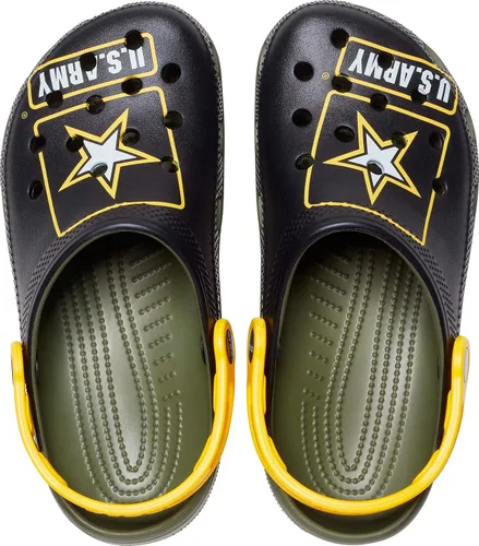 Vista 4 de Crocs Zuecos unisex para adultos, diseño clásico del Ejército de los Estados Unidos Militar