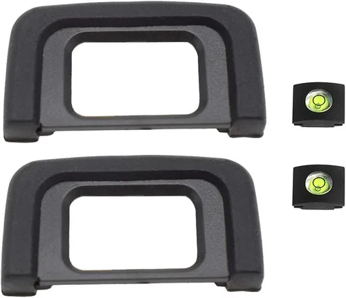 Vista 6 de D90 D7000 Eyepiece Eyepiece Eye Cup DK-21 para Nikon D750 D610 D600 D300 D200 D80 D70 D50 visor de cámara, cubierta de ocular ULBTER y cubierta