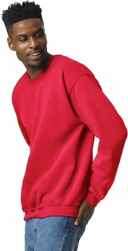 Vista 2 de Gildan - Sudadera de vellón con cuello redondo, paquete múltiple, estilo G18000