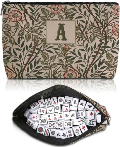 Vista 74 de Blue Leaves Bolsa de cosméticos para lápices, regalos con cremallera impermeable, A Cosmetic Present with Zipper Waterproof, Gifts for Custom