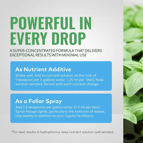 Vista 5 de General Hydroponics Floralicious Plus, Vitality Plant Food, 2-0.8-0.5, 16.oz.