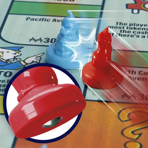 Vista 5 de Monopoly Knockout - Juego de mesa 2-8 jugadores Promedio de 20 minutos Juegos de mesa rápidos para familias, niños, adolescentes y adultos A