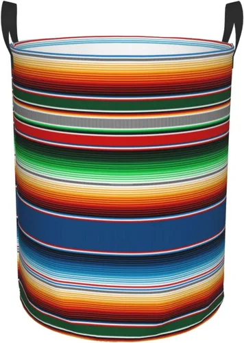 Vista 14 de Cesta de lavandería con diseño de estrellas de mar y flores, impermeable, plegable, con asa duradera, cesta de almacenamiento de ropa sucia redonda