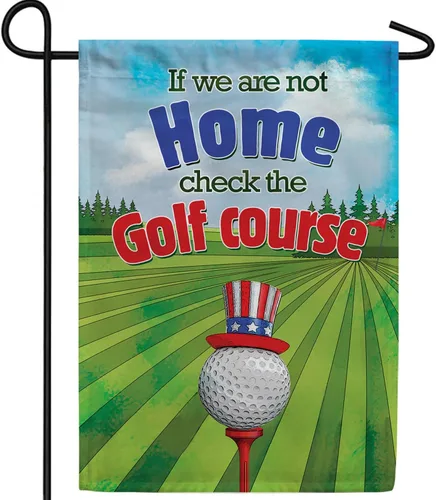 Vista 10 de Howl In One Golf Dog Pun Garden Flag 12.5" x 18" Double Sided Canine Golf